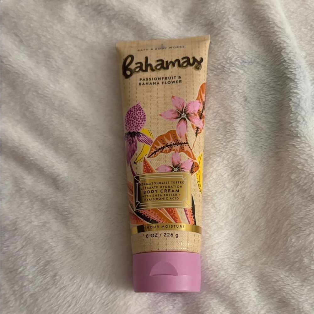 Bath & Body Works Bahamas Body Cream with Pink Cap